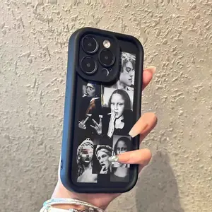 Personalized Patchwork Phone Case for Men and Women, Soft Full Coverage, Anti-Slip, Anti-Fingerprint, Fits Apple iPhone Models