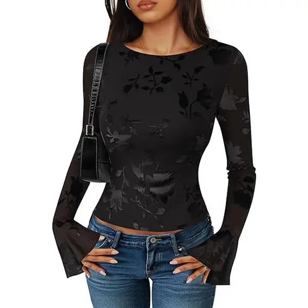 Y2k going out top long sleeves - TikTok Shop Y2k going out top long sleeves - TikTok Shop