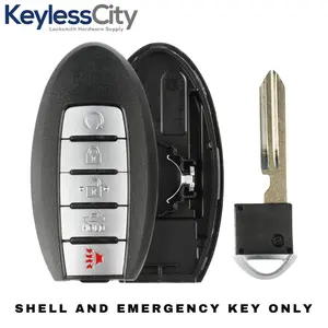 2009-2019 Nissan / 5-Button Smart Key SHELL / KR5S180144014