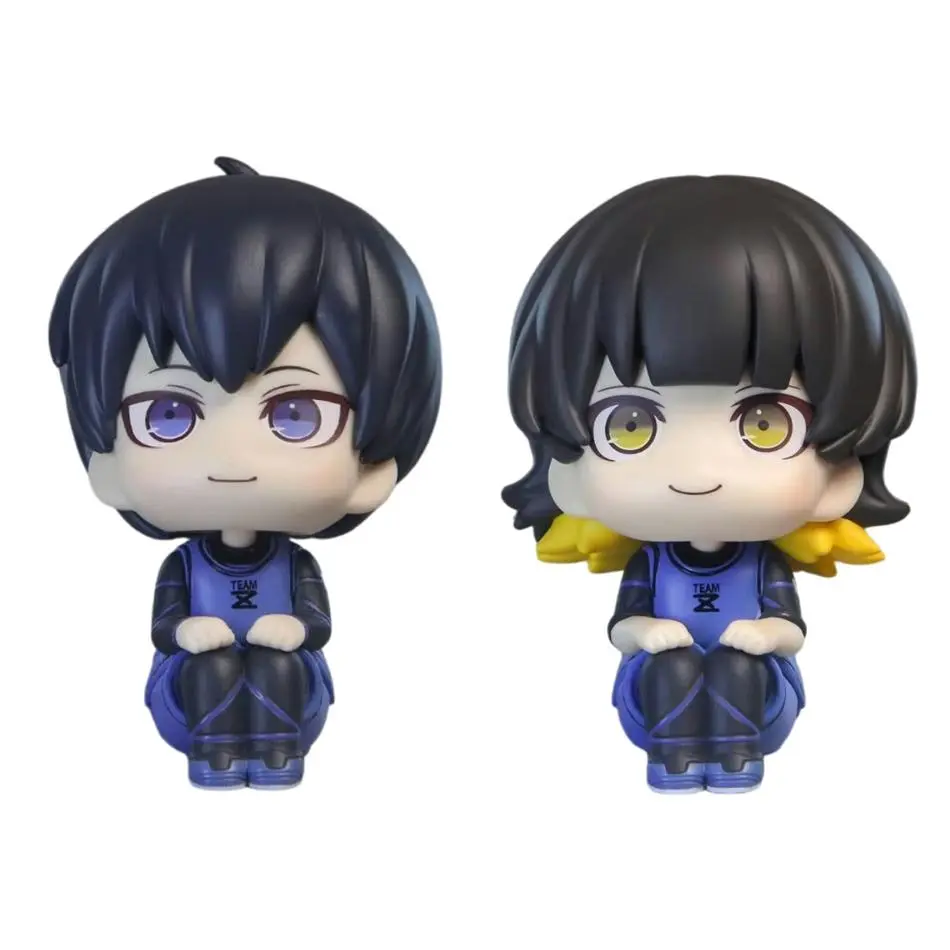 BLUE LOCK Action Figures Isagi Yoichi Bachira Meguru Anime Figure Q Version Figurine Collectible Model Children Toys Doll Gifts