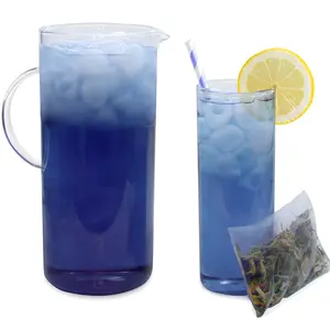 Blue Mango Herbal Iced Tea, Pre-measured Pouches for Hot or Cold Brew