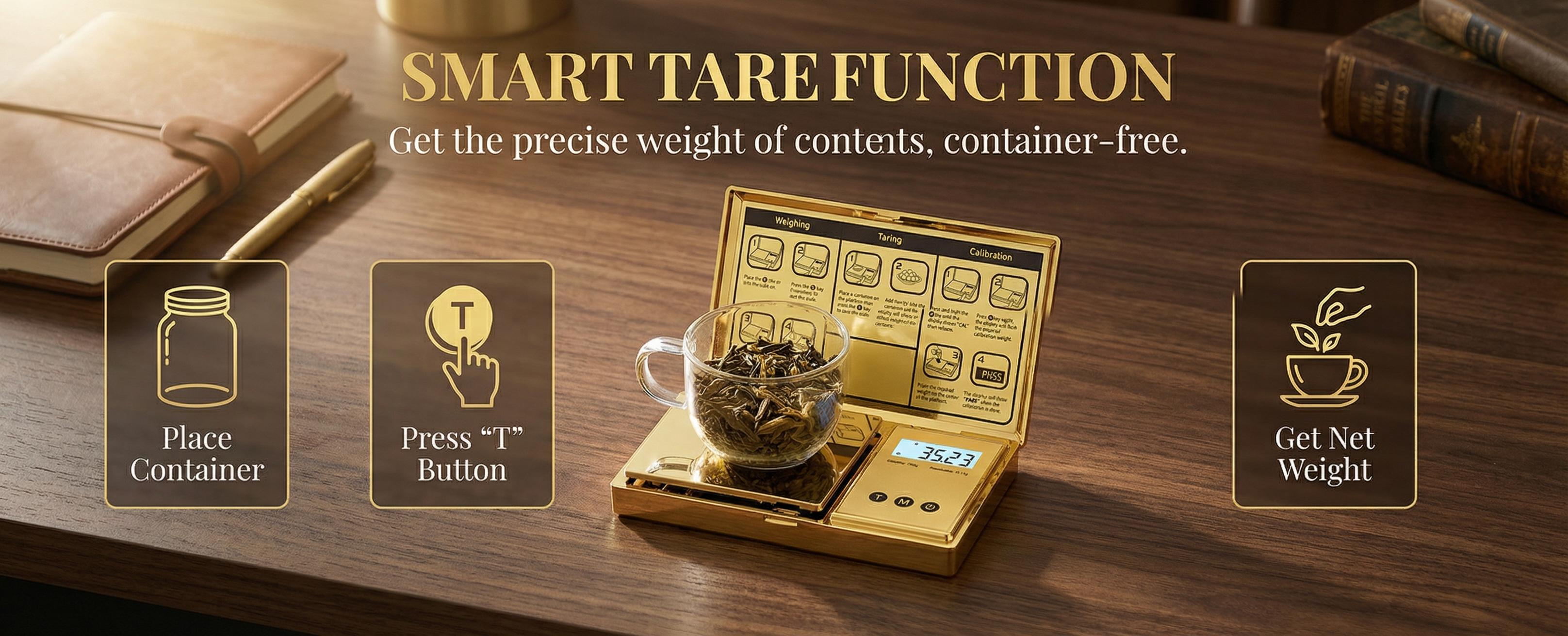 Digital Pocket Gram Scale 0.01g Accuracy,6 Units 200g Mini Digital Scale Grams,Tare Function Small Food Scale,Jewelry Scale,Ounces Grains Milligram Scale (Golden/Batteries Included)