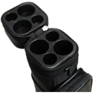 2x2 Hard Pool Cue Billiard Stick Carrying Case, Black Square, Several Colors Available