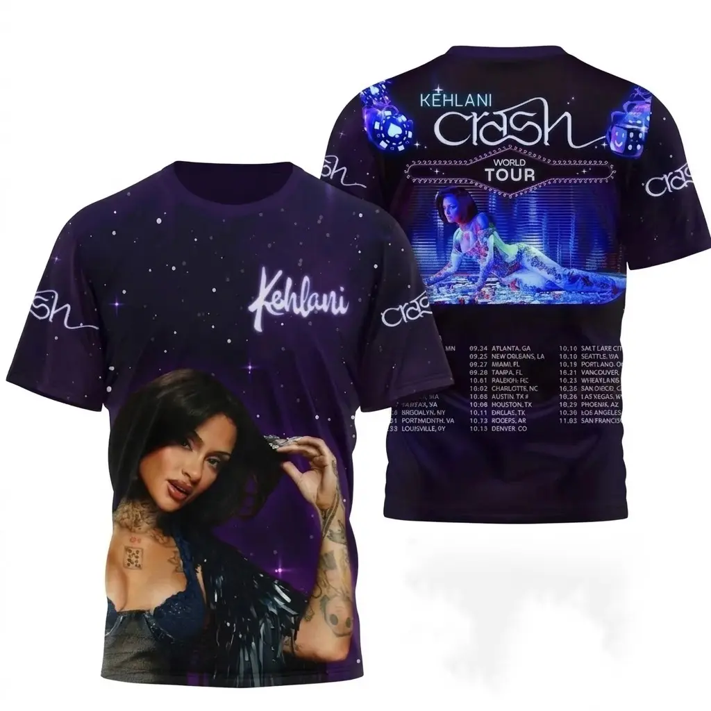 Kehlani Nights Like This R&B Fan 3D Graphic Print Shirt YG220605
