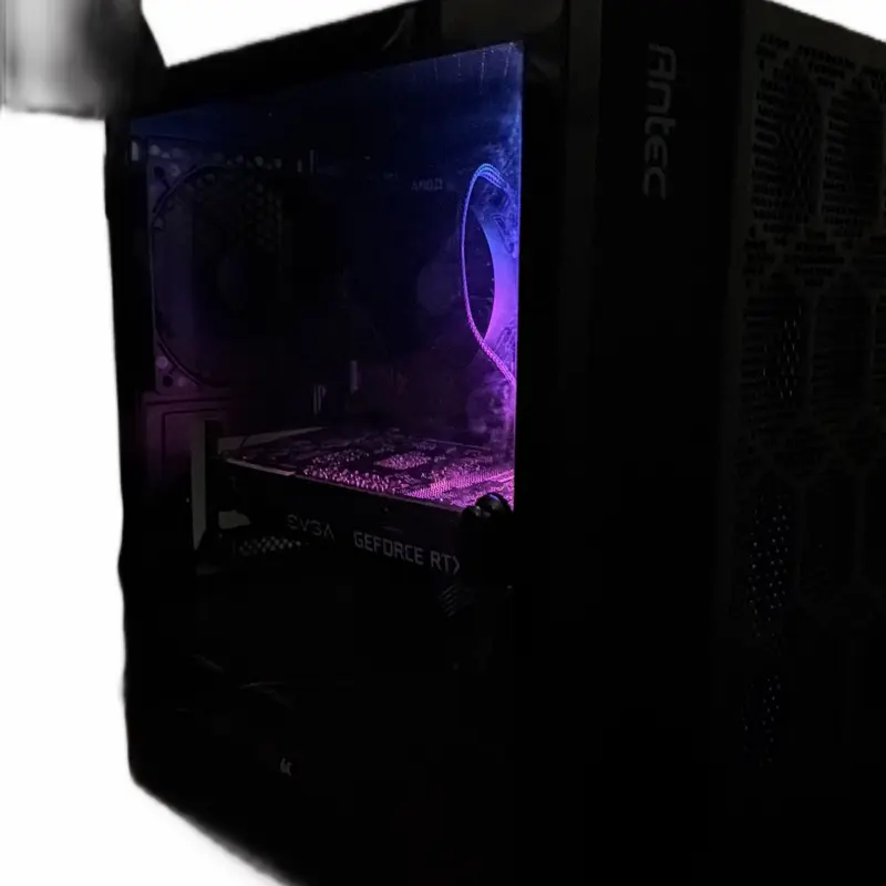 High-Ending Modern DDR4 Gaming-Streaming PC with EVGA GeForce RTX 2070 Super and 600W ToughPower PSU for Enhanced Performance