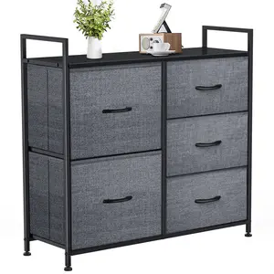 Nilight 5-Drawer Modern Storage Cabinet - Automotive & Motorcycle Parts Organizer with Storage Drawers for Motorhomes, Quads