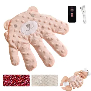 Automatic Baby Soother - Hands-Free Pacifying Toy with Soft Patting & Red Bean Heat Pack for Newborns & Infants