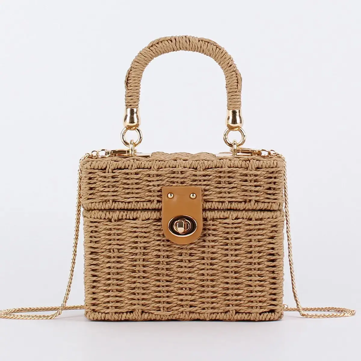 Rattan Purse