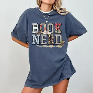 Book Nerd Shirt, Retro Bookish Trendy Book Lover Tshirt, Booktok Librarian Graphic Tee