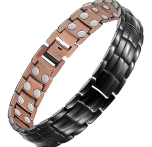 Copper Bracelet for Men-Magnetic Bracelets 99.99% Pure Copper Jewelry Gift with Adjustable Sizing Tool, Magnetic Jewelry