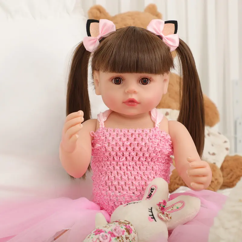 *Realistic Reborn Baby Dolls 22" Full Body Vinyl Real Life Like Bebe Dolls for Girls and Boys Realistas Lifelike Muñecas para Niñas with Birth Certificate and Feeding Kit Toys for Kids Age 3+   sonny angels