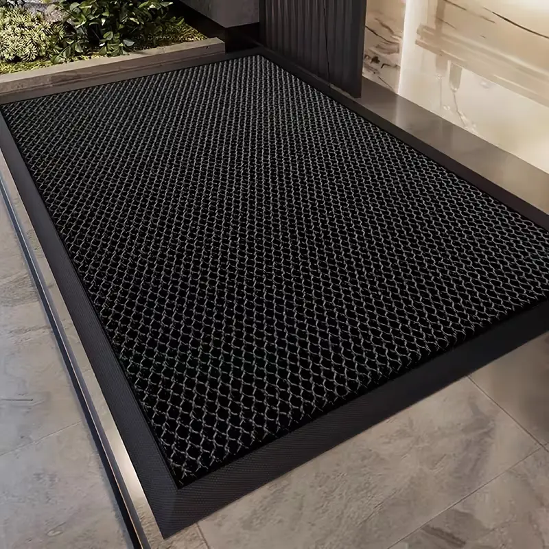 Veluma Heavy Duty Outdoor Door Mat, Non-Slip Entrance Rug, Waterproof Scraper Mat For Muddy Shoes, All-Weather Welcome Mat For Entryway, Patio, Garage, High Traffic Areas, Entryways, Functional