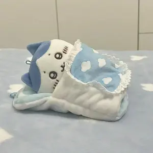 Cute Sleeping Bag Chiikawa Baby Sleeping Bag Cotton Plush Doll Chiikawa Plush Keychain Bag Pendant Decorative Plush Toy  Gift