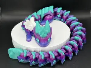 Atria DRAGON ADULT 18" 3D Printed Plastic Dragon Artwork for Fantasy Enthusiasts & Collectors