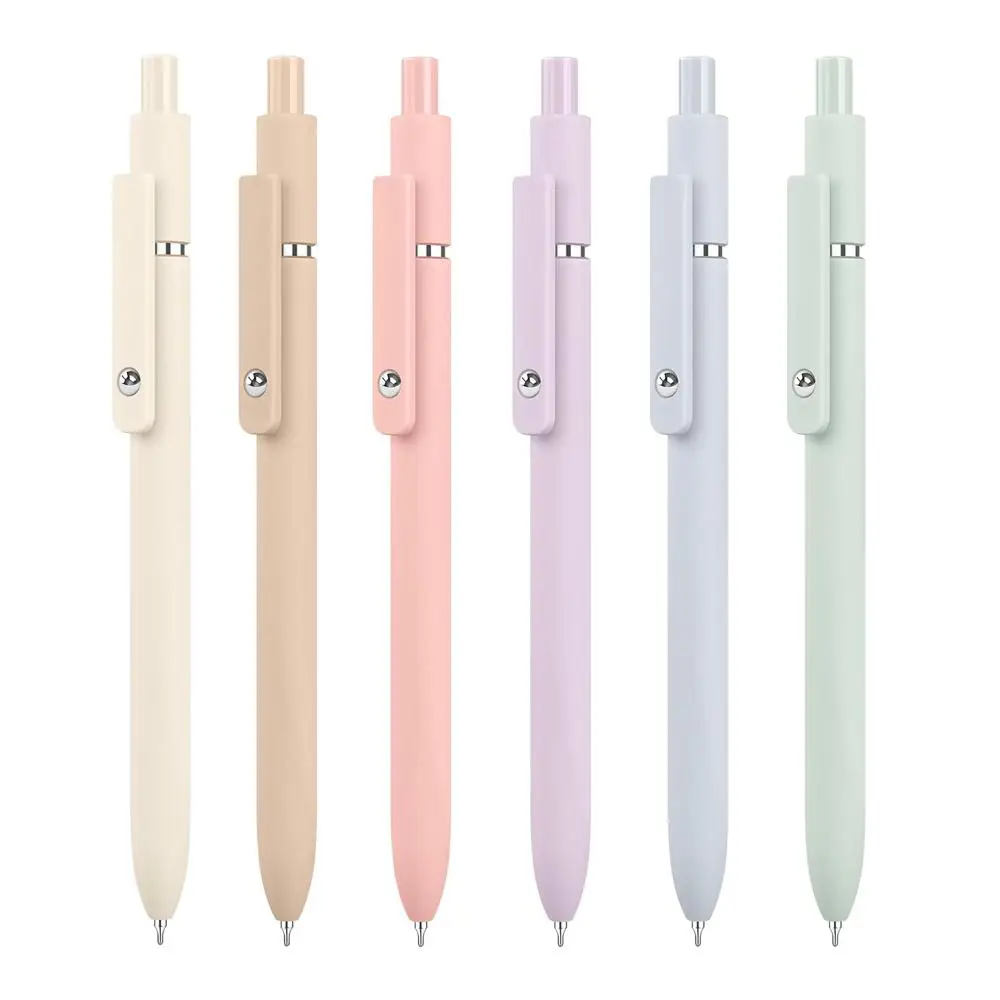 0.5mm Gel Pen (6 Counts), Quick Dry Black Ink Pen, Teacher Must Haves Fine Point Smooth Writing Pen, Office School Supplies Gifts for Women