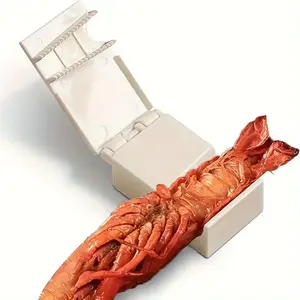 3pcs Shrimp Peeler – Convenient seafood shell remover, durable plastic kitchen gadget for home and restaurant use Utensils Cartoon Pattern Drinking Cup with Straw Animal Costume Set Dolls Square Glass Spice Jars Labels HD Transparent Lace Front Body Wave