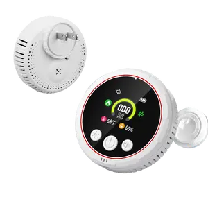 5-in-1 Portable Detector with Temperature Humidity Sensors Plug-and-Play Design High-Definition Display Accurate Alerts Ideal for Kitchen Garage RVs Apartments