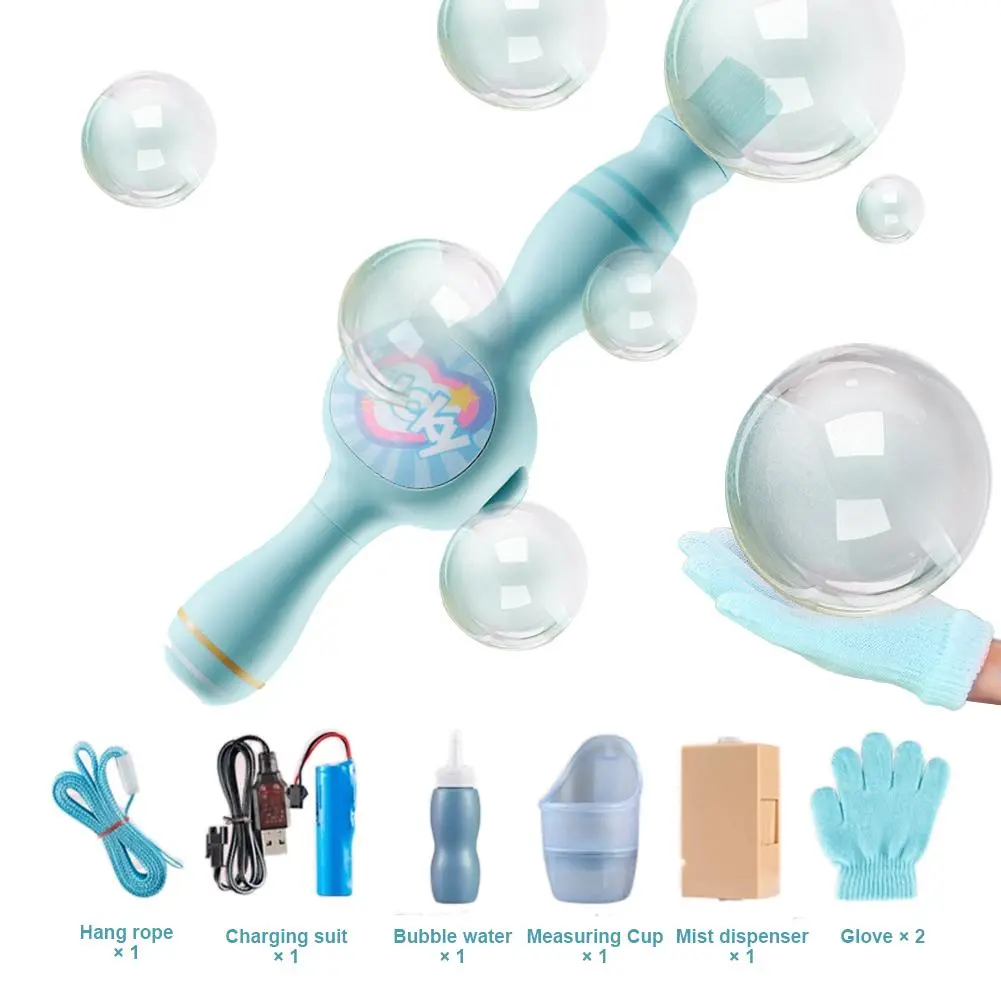 Magic Fog Bubble Wand – Smoke Bubble Toy, Summer Toy, Birthday Gift for Boys & Girls, Family Fun, Fun Science Gift for Kids,Fog Bubble Machine, Graduation Season，Children's Day summervibes