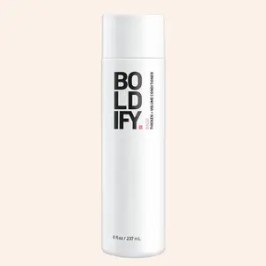 Boldify Thicken + Volume Conditioner for Anti Thinning Shampoo & Low Porosity Hair Products 8 fl oz/237 mL Weightless Moisture Detangle Soften Shine Split End Repair Non Toxic Vegan