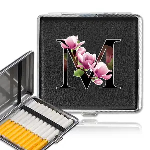 Creative PU Cigarette Case, Portable Stylish Storage Leather Box, Lightweight Durable Cigarette Protector, Ideal Gift for Ladies & Gentlemen