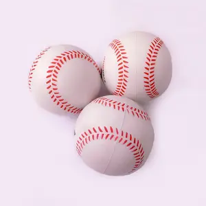 Soft Baseball PU Foam Sponge Baseball, Pressure Elastic Simulation Baseball, Softball, Student Practice Ball