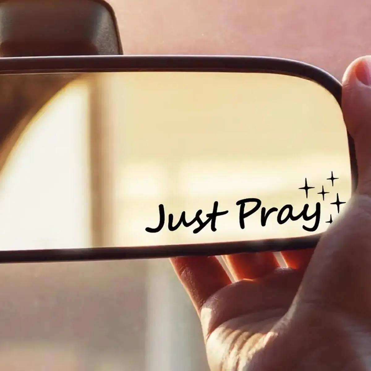 Letter Pattern Car Sticker, Durable Rearview Mirror Bumper Stickers, Car Decorative Stickers, Car Interior Accessories for Men and Women