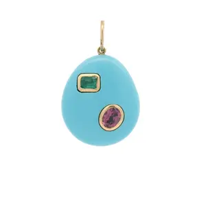 Magical Turquoise Orb Charm