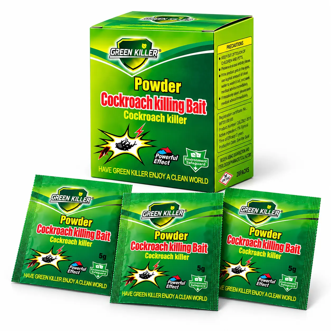 Cockroach Kill Powder - Outdoor Safe Targeted Use Pest Management Solution for Garden Areas, Patios, Garages, Sheds, Home Improvement & Garden Supplies