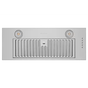 Hauslane Range Hood Insert 30 Inch, Hood Vent for Kitchen | Low Noise Performance, Professional-Grade Baffle Filters, LED Lamps, Stainless Steel Ductless Range Hood, Kitchen Vent Hood 11.25” Deep