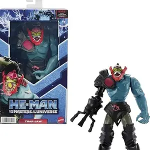 Masters of the Universe He-Man and The Trap Jaw Large Figure with Accessory Inspired by Motu Netflix Animated Series, 8.5
