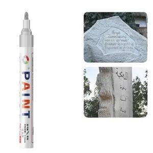3pcs Tombstone Color Repair Pen, Gold Plated Restoration Pen, Multi-Color /gold/, Suitable for Tombstones, Monuments, Tiles, Marble