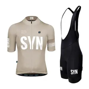 New SYN road bike cycling suit short-sleeved suit color matching summer quick-drying breathable cycling overalls men