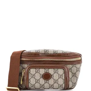 Pre-owned GUCCI material Belt Bags Interlocking G Patch Belt Bag GG Coated Canvas Large by Rebag