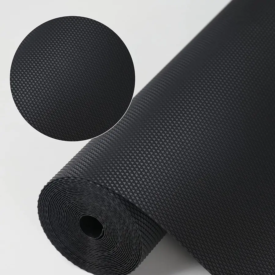 Thick Drawer Shelf & Cabinet Liner Roll, Strong Grip Non-Adhesive Liners for Kitchen Cabinets, Bathrooms, Easy Installation Breathable Material