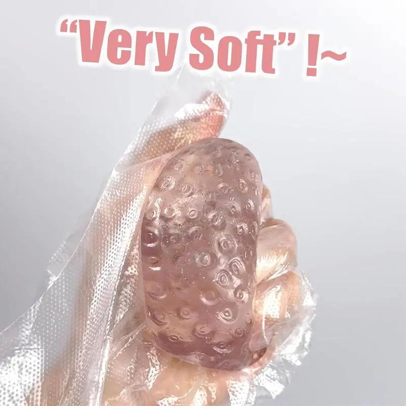 Most Satisfying Strawberry Squishy Stress Relief Squeeze Toy, Slow Rising Soft TPR Fidget Sensory Toy for Adults Kids Anxiety Relief, Cute Fruit Stress Ball for Office School Desk Decor