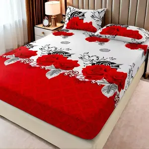 3-Piece Bedding Set, Butterfly Design, Soft Skin-Friendly Fabric, Easy Care, Fits King Queen Sizes, Versatile Fit, Butterfly Pattern