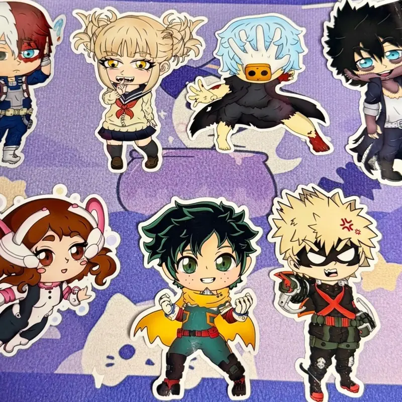 Heroes and Villains MHA Waterproof Sticker