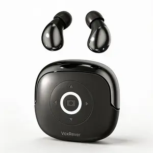 VoxRever Wireless Earbuds, Smart Remote Control, 72H Long Playtime, ENC Clear Calls Hi-Fi Stereo Sound Headphones for iOS Android PC