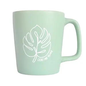 Leaf Me Alone Monstera Leaf Coffee Mugs Cups 11oz