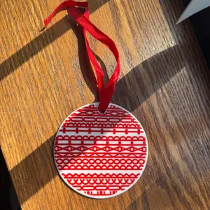 Anti Trump Hidden Message Christmas Ornament