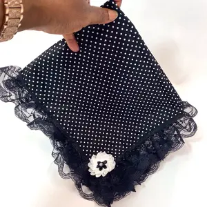 Polka-Dot Handmade Lap Scarf