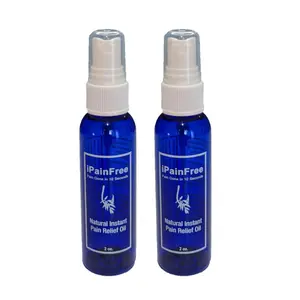 iPainFree Natural Pain Relief Spray Bundle - 2 x 2 Fl Oz Bottles, Health & Therapy Treatment, Boosts Circulation, Enhances Comfort, Infused with Grape Seed Oil, Eucalyptus Globulus, Jojoba, Aloe Vera Extracts