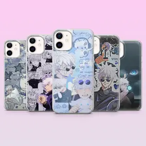 Gojo Satoru Phone Case Jujutsu Kaisen Manga Cover Compatible with iPhone X, 11, 12, 13, 14, 15, 16, 17 & more