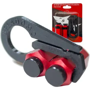 Stair Gauges for Framing Square and Rafter,Lengthen,Anti-Lost (Pair)