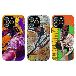 Graffiti 3tyle Chainsaw Man Phone Case | Vibrant Y2K Design, For iPhone 11 12 13 14 15 16 17 Pro Max For Samsung S26 S25 S24 S23 S22-Gift For Her/Him/Anime lovers