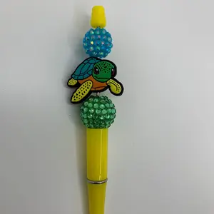 Sea Turtle Beaded Pen