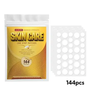 144pcs Invisible Salicylic Acid Acne Patches, Gentle Non-Irritating, Ideal for Facial Blemishes and Pimples, Suitable for Men and Women