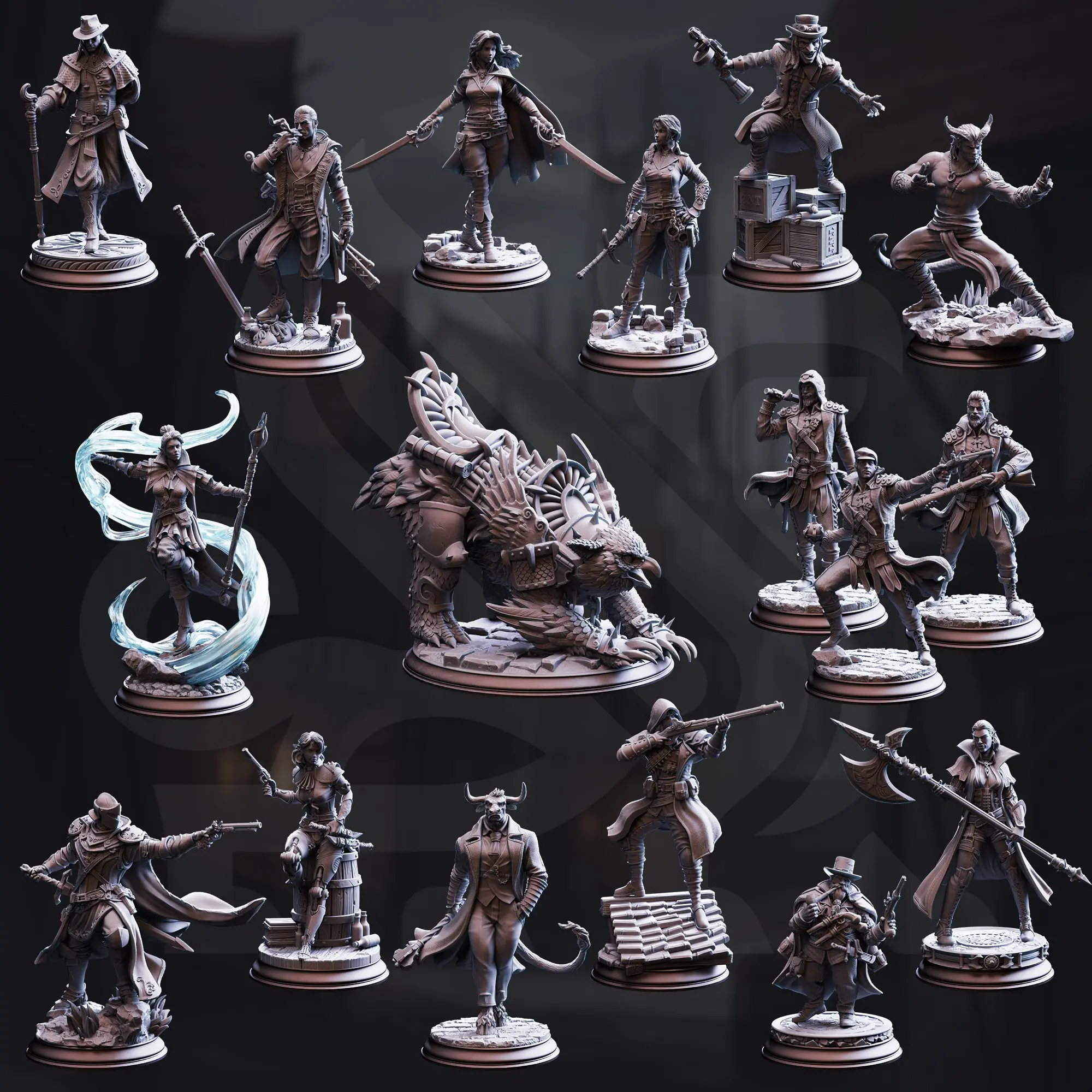 Law and Disorder December 2025 Release | Paintable 3D Resin Printed Miniature by DM Stash
