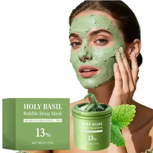 Facial Cleansing Bubble Mask, Gentle Mild Skin Cleaning, Oil Control, Hydration, Moisturizing, Refreshing, Suitable for All Skin Types, Daily