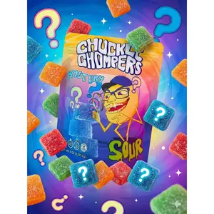 The Mystery Bag Sour Chuckle Chompers - 8 oz Bag (50+ Gummies)